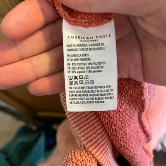 AE Textured Fleece Oversized Hoodie - Picture 9 of 13